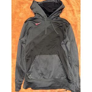 Nike Therma-Fit Grey Pink Sweatshirt Hoodie- Women's Small